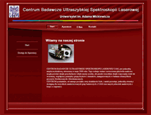 Tablet Screenshot of cbusl.amu.edu.pl