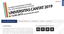 Desktop Screenshot of cantat.amu.edu.pl
