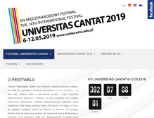 Tablet Screenshot of cantat.amu.edu.pl