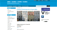Desktop Screenshot of amu.cz
