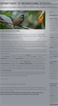 Mobile Screenshot of behaecol.amu.edu.pl