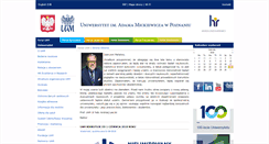 Desktop Screenshot of inter.amu.edu.pl