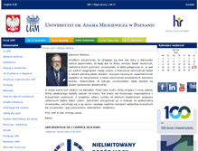 Tablet Screenshot of inter.amu.edu.pl
