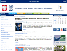 Tablet Screenshot of amu.edu.pl