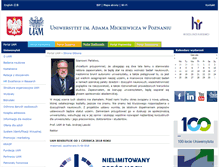 Tablet Screenshot of frontera.amu.edu.pl