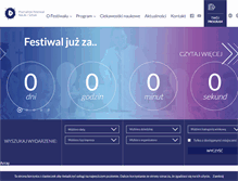 Tablet Screenshot of festiwal.amu.edu.pl