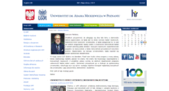 Desktop Screenshot of knti.amu.edu.pl