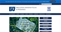 Desktop Screenshot of lib.amu.edu.pl