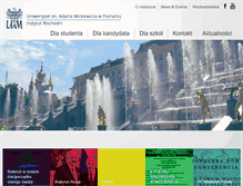 Tablet Screenshot of iw.amu.edu.pl