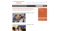 Desktop Screenshot of algorytmy.wmi.amu.edu.pl