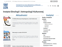 Tablet Screenshot of etnologia.amu.edu.pl