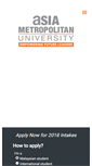Mobile Screenshot of amu.edu.my