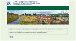 Desktop Screenshot of geokompleks.amu.edu.pl