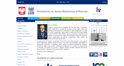 Desktop Screenshot of hmik.amu.edu.pl