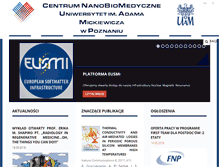 Tablet Screenshot of cnbm.amu.edu.pl