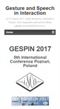 Mobile Screenshot of gespin.amu.edu.pl